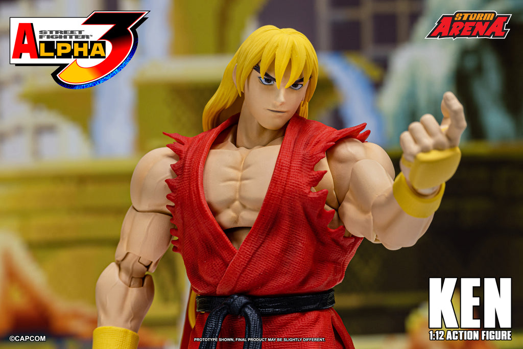 ストリートファイターアルファ3 ストームアリーナ ケン 1/12スケール　未開封 Amazon.co.jp: ストームアリーナ ストリートファイター ゼロ3