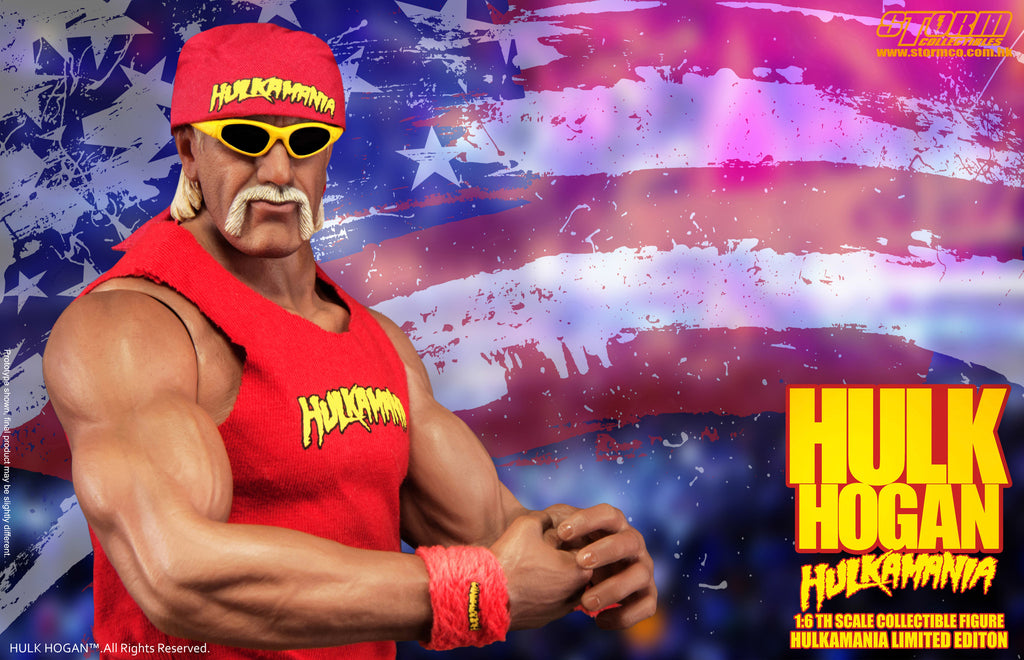 Hulk Hogan Wrestling Hulkamania Backpack | Adult | Womens | Yellow/Red | One-Size | Fun Wear