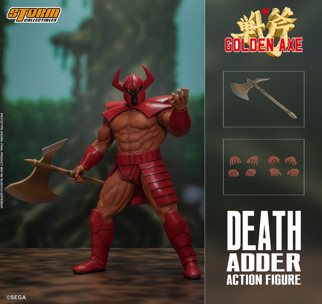 DEATH ADDER - Golden Ax Action Figure – Storm Collectibles
