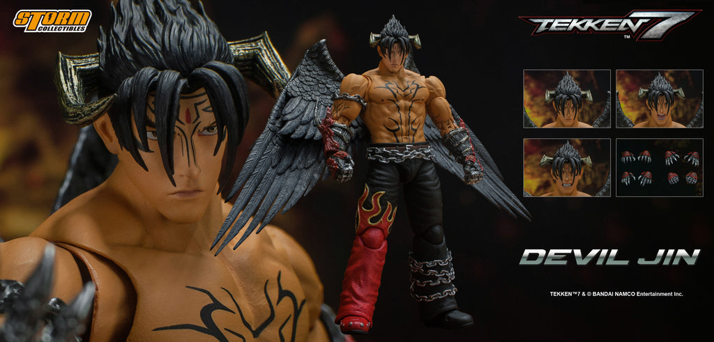 Storm Collectibles鉄拳TEKKENデビル仁 Devil Jin Storm Collectibles - Tekken 7 - 1/12 Devil Jin Action Figure
