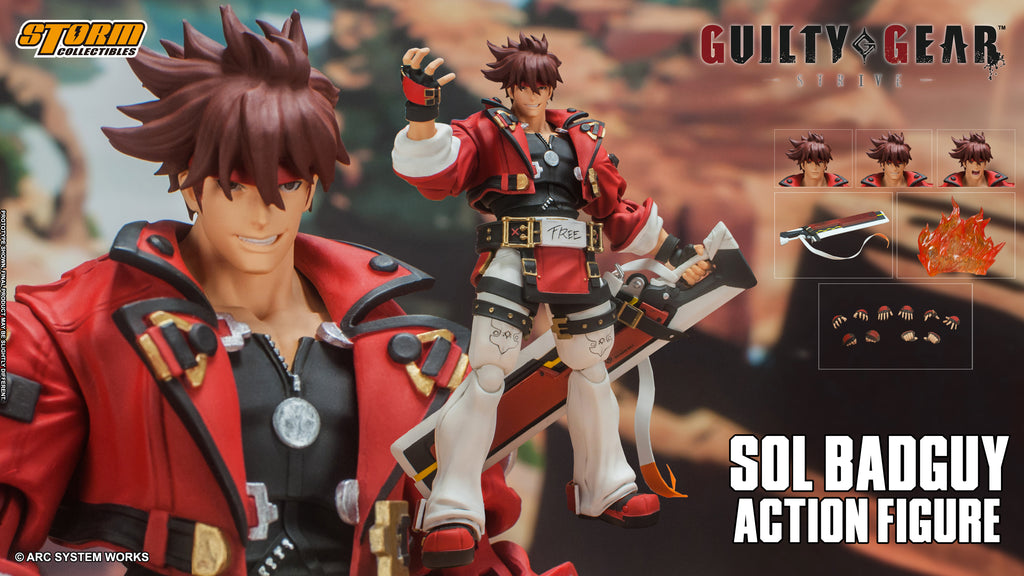 GUILTY GEAR SOL BADGUY フィギュア SOL BADGUY - Guilty Gear Action Figure – Storm Collectibles
