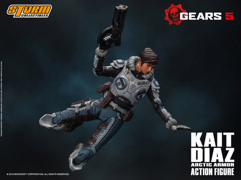 KAIT DIAZ ARCTIC ARMOR - GEARS OF WAR 5 Action Figure – Storm Collectibles